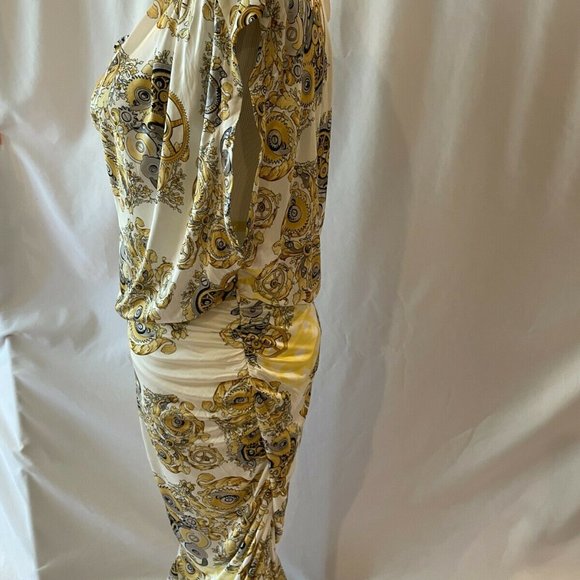 Versace Collection Womens Abito Donna Jersey Dress Size 46 US 10 NWT Vintage - Picture 5 of 11